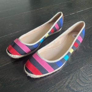Kate Spade Rainbow Slip On Flat Espadrille Sz 6
